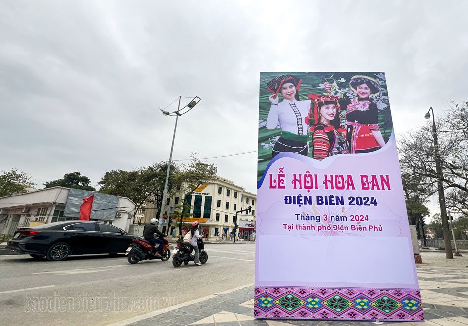 Điện Biên sẵn sàng cho Lễ hội hoa ban 2024