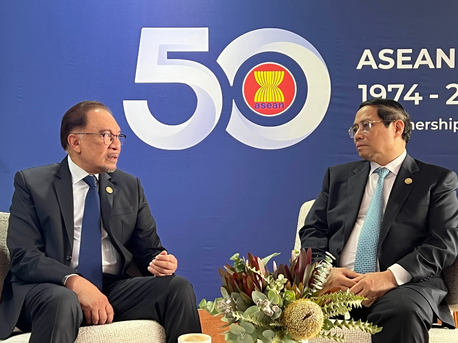 Thủ tướng Phạm Minh Chính gặp song phương các nhà lãnh đạo tại Hội nghị Cấp cao ASEAN- Australia- Ảnh 4.
