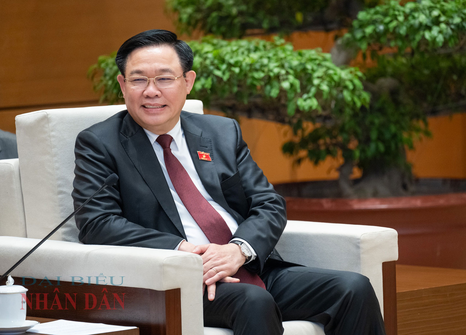 Chủ tịch Quốc hội Vương Đình Huệ tiếp Đại sứ Trung Quốc tại Việt Nam Hùng Ba -0