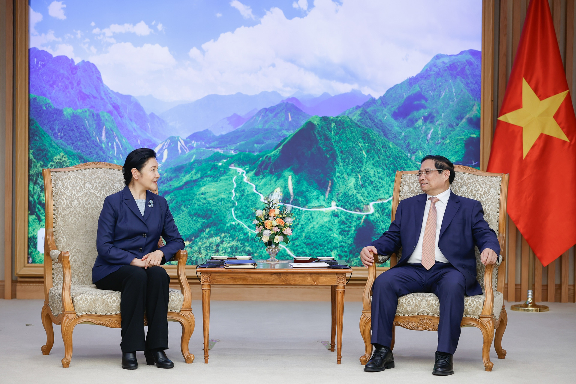 Thủ tướng Phạm Minh Chính tiếp Bộ trưởng Bộ Tư pháp Trung Quốc- Ảnh 2.