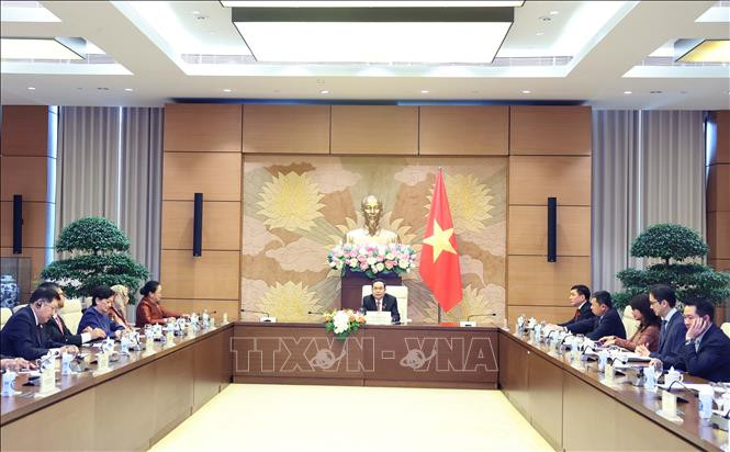Chủ tịch Quốc hội Trần Thanh Mẫn tiếp Đại sứ, Đại biện các nước ASEAN và Timor-Leste- Ảnh 1.