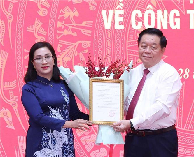 Bà Đinh Thị Mai giữ chức Phó Trưởng ban Tuyên giáo Trung ương- Ảnh 1.
