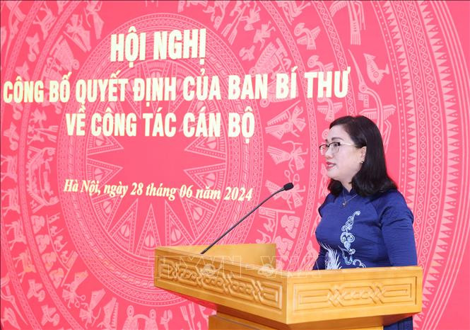Bà Đinh Thị Mai giữ chức Phó Trưởng ban Tuyên giáo Trung ương- Ảnh 2.
