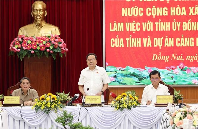 Chủ tịch Quốc hội làm việc với Ban Thường vụ Tỉnh ủy Đồng Nai- Ảnh 1.