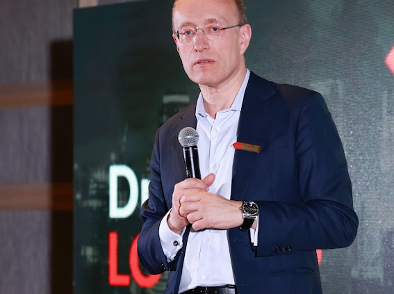 Ông Jens Lottner, Tổng giám đốc của Techcombank, tại sự kiện.