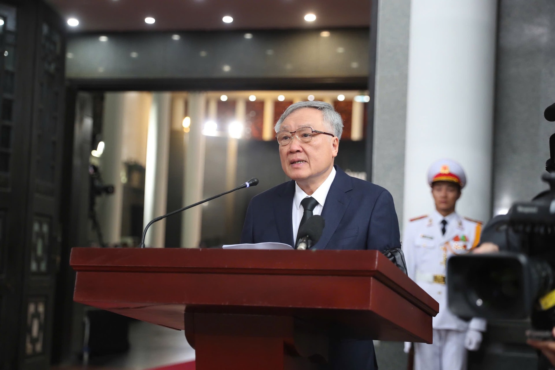 LỄ QUỐC TANG NGUYÊN CHỦ TỊCH NƯỚC TRẦN ĐỨC LƯƠNG- Ảnh 7.