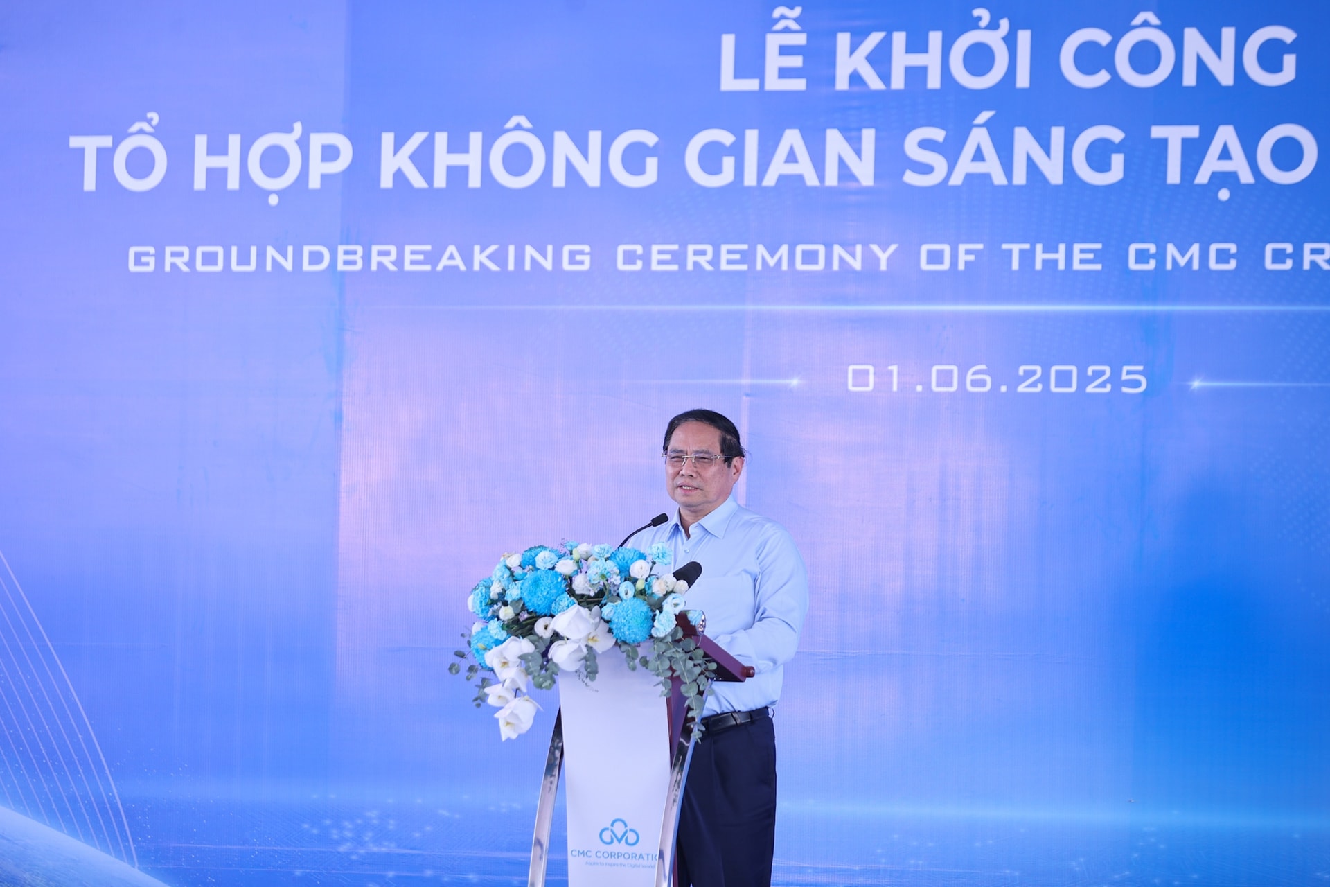 Thủ tướng Phạm Minh Chính dự khởi công Tổ hợp không gian sáng tạo CMC- Ảnh 3.