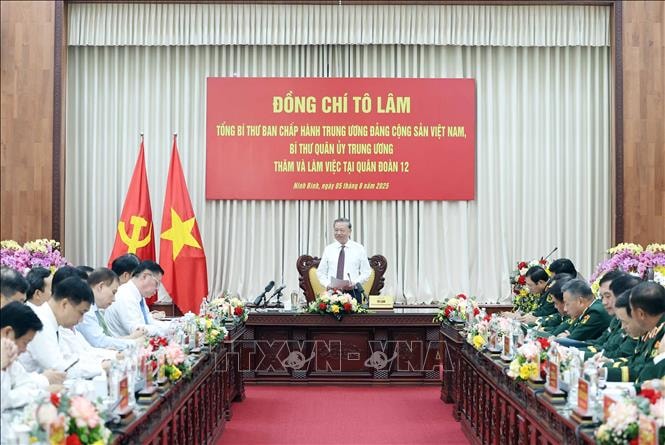 Tổng Bí thư Tô Lâm: Xây dựng Quân đoàn 12 là lực lượng cơ động chiến lược của Quân đội- Ảnh 3.