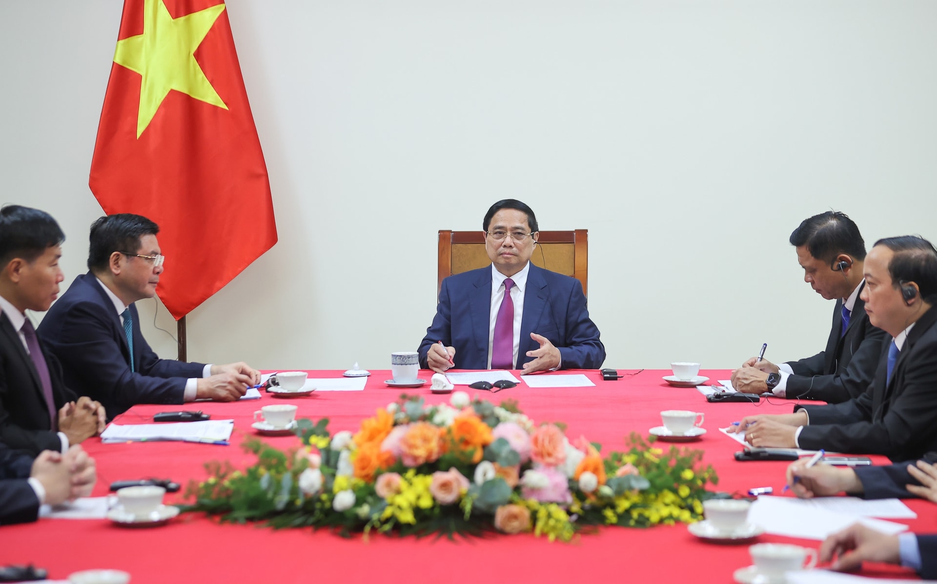 Thủ tướng Phạm Minh Chính điện đàm với Thủ tướng Campuchia Hun Manet- Ảnh 2.