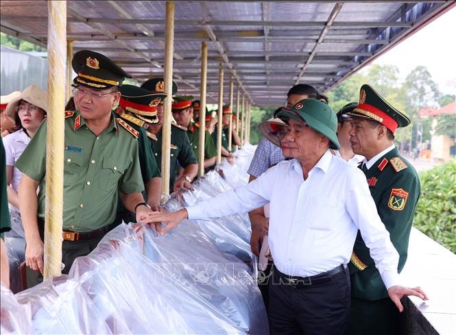 Thường trực Ban Bí thư Trần Cẩm Tú kiểm tra công tác chuẩn bị Lễ kỷ niệm 80 năm Quốc khánh- Ảnh 2.