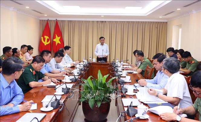 Thường trực Ban Bí thư Trần Cẩm Tú kiểm tra công tác chuẩn bị Lễ kỷ niệm 80 năm Quốc khánh- Ảnh 3.