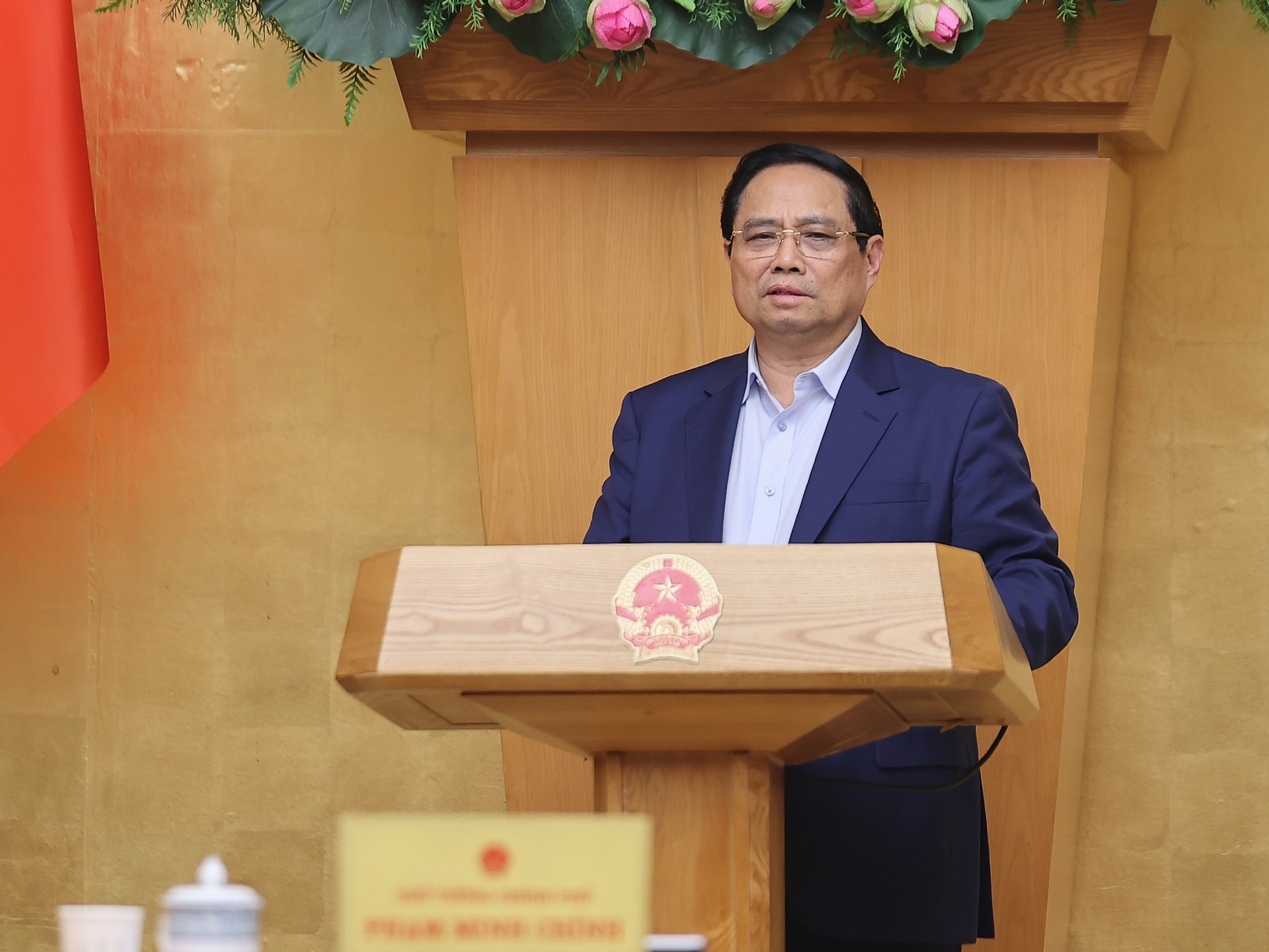 Thủ tướng Phạm Minh Chính chủ trì Hội nghị về vận hành chính quyền địa phương 2 cấp- Ảnh 1.