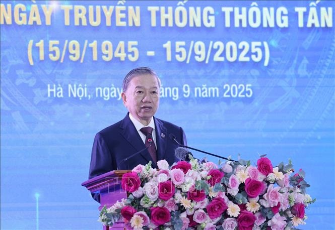 Tổng Bí thư Tô Lâm: Thông tấn xã Việt Nam tiếp tục khẳng định vai trò là cơ quan thông tin chiến lược, tin cậy của Đảng và Nhà nước- Ảnh 2.