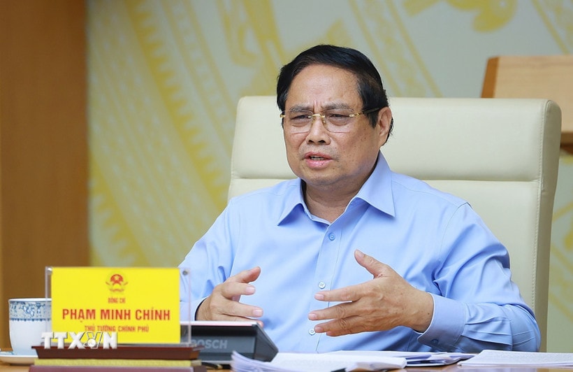 Quang cảnh buổi làm việc. (Ảnh: Dương Giang/TTXVN)