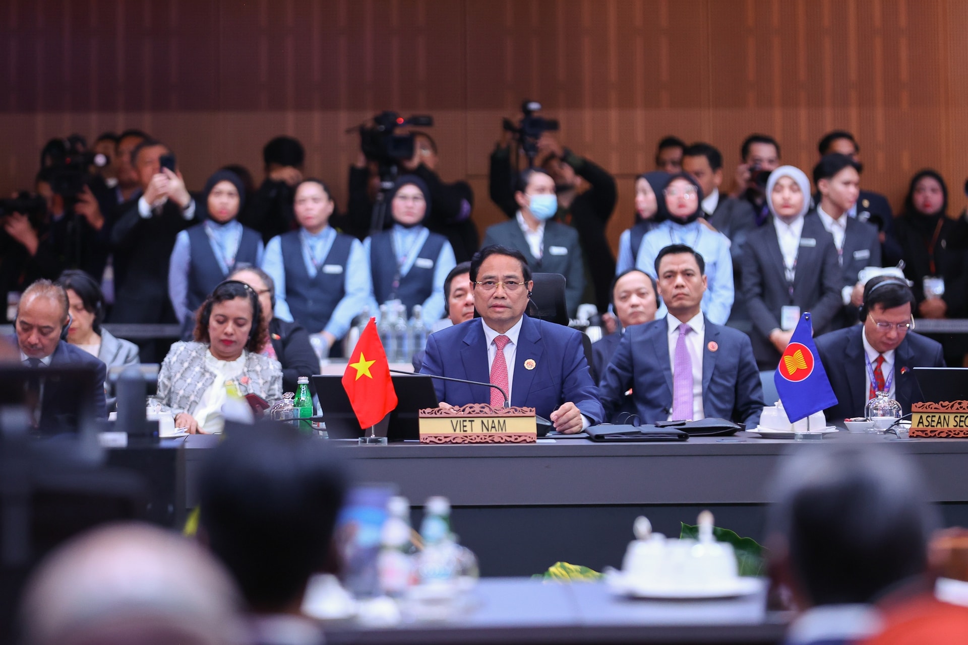 Thủ tướng đề xuất ba định hướng chiến lược tại Hội nghị Cấp cao ASEAN-Trung Quốc 28- Ảnh 4. Thủ tướng đề xuất ba định hướng chiến lược tại Hội nghị Cấp cao ASEAN-Trung Quốc 28- Ảnh 4.