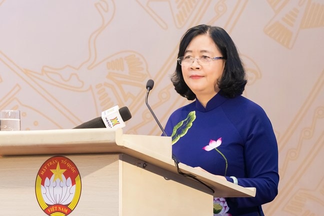 Hiệp thương cử bài Bùi Thị Minh Hoài giữ chức Chủ tịch Ủy ban Trung ương MTTQ Việt Nam khóa X- Ảnh 2.