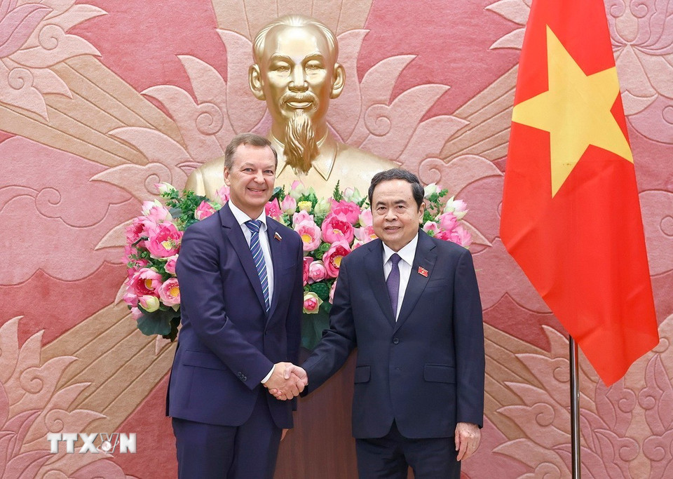 Chủ tịch Quốc hội Trần Thanh Mẫn tiếp Phó Chủ tịch Thứ nhất Hội đồng Liên bang Quốc hội LB Nga- Ảnh 1. Chủ tịch Quốc hội Trần Thanh Mẫn tiếp Phó Chủ tịch Thứ nhất Hội đồng Liên bang Quốc hội LB Nga- Ảnh 1.