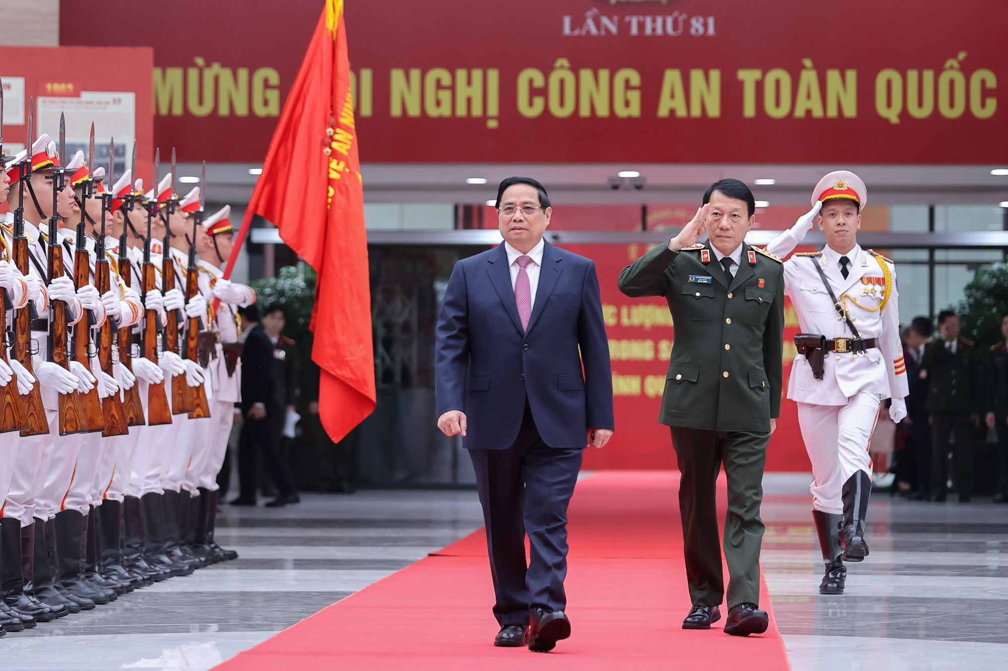 Thủ tướng Phạm Minh Chính dự Hội nghị Công an toàn quốc lần thứ 81- Ảnh 1.
