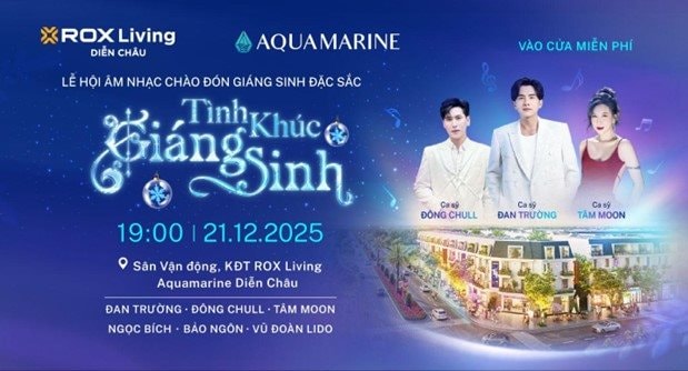 “Tình khúc Giáng Sinh” - lễ hội âm nhạc gắn kết cộng đồng tại Diễn Châu