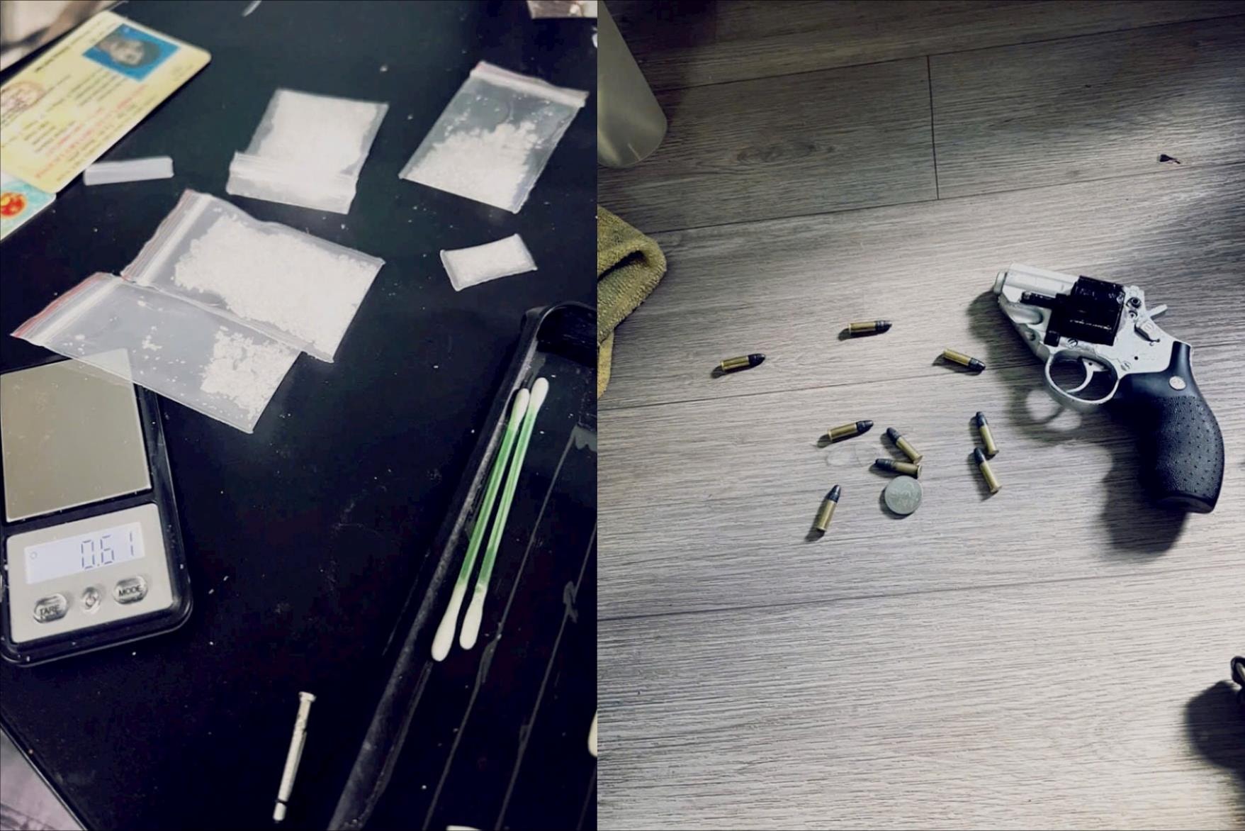 Bắt đối tượng tàng trữ trái phép chất ma túy và súng