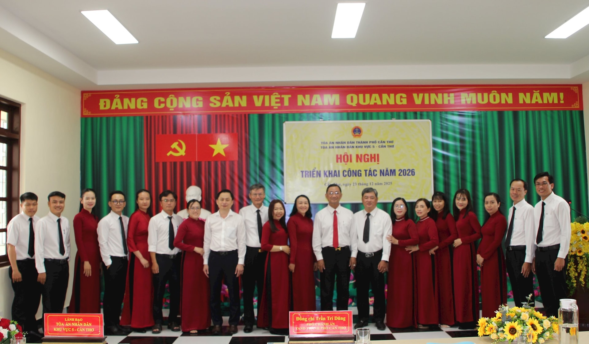 TAND khu vực 5 – Cần Thơ quyết tâm hoàn thành và vượt mức các chỉ tiêu năm 2026