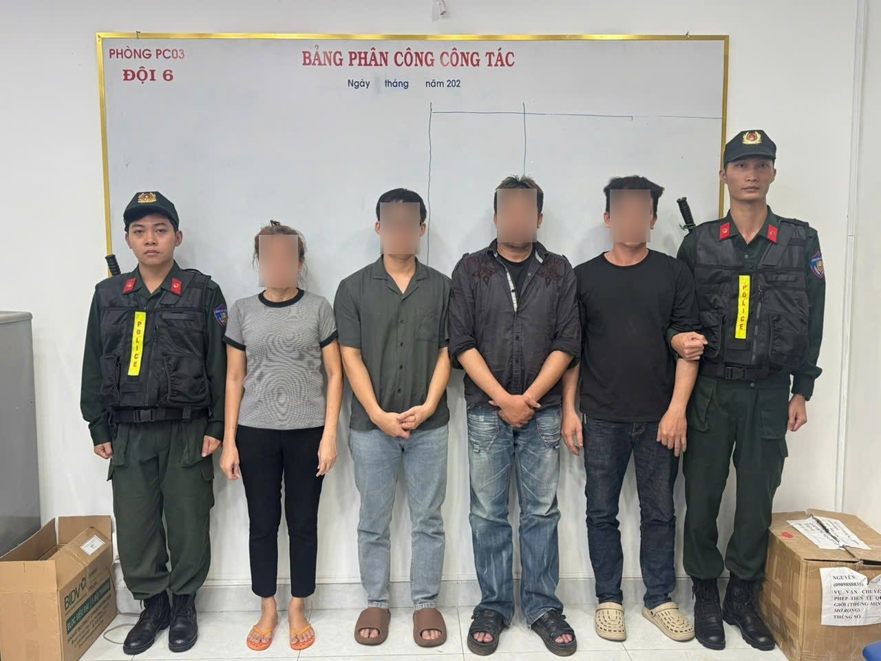 Khởi tố 4 bị can trong đường dây sản xuất, tiêu thụ gas giả quy mô lớn