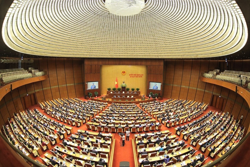 Kỳ họp thứ 10, Quốc hội khóa XV. (Ảnh: TTXVN/Vietnam+)