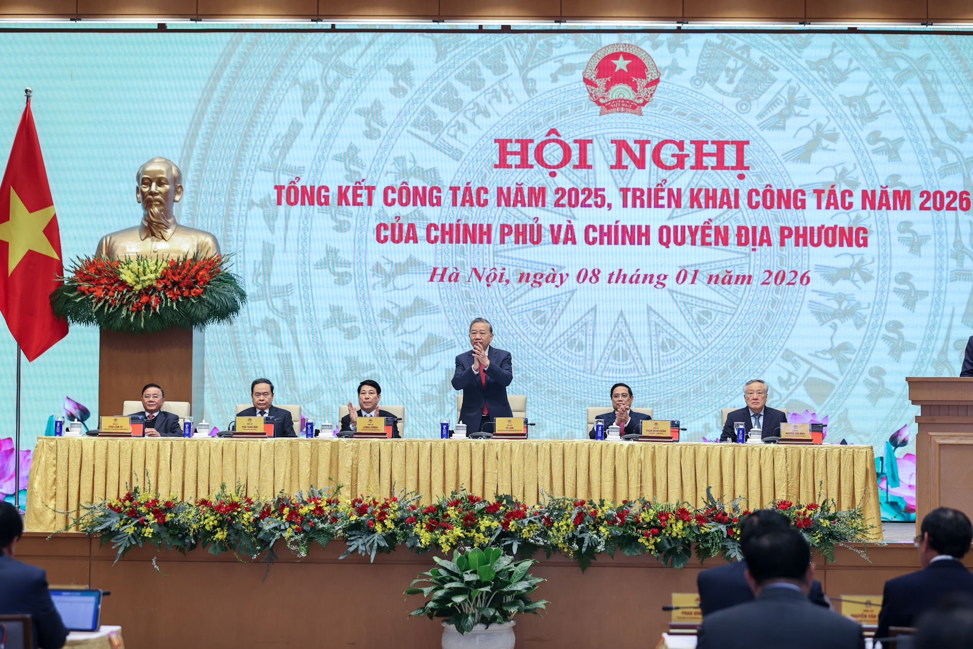 Tổng Bí thư Tô Lâm và các đồng chí lãnh đạo chủ chốt dự Hội nghị toàn quốc Chính phủ và chính quyền địa phương- Ảnh 2. Tổng Bí thư Tô Lâm và các đồng chí lãnh đạo chủ chốt dự Hội nghị toàn quốc Chính phủ và chính quyền địa phương- Ảnh 2.