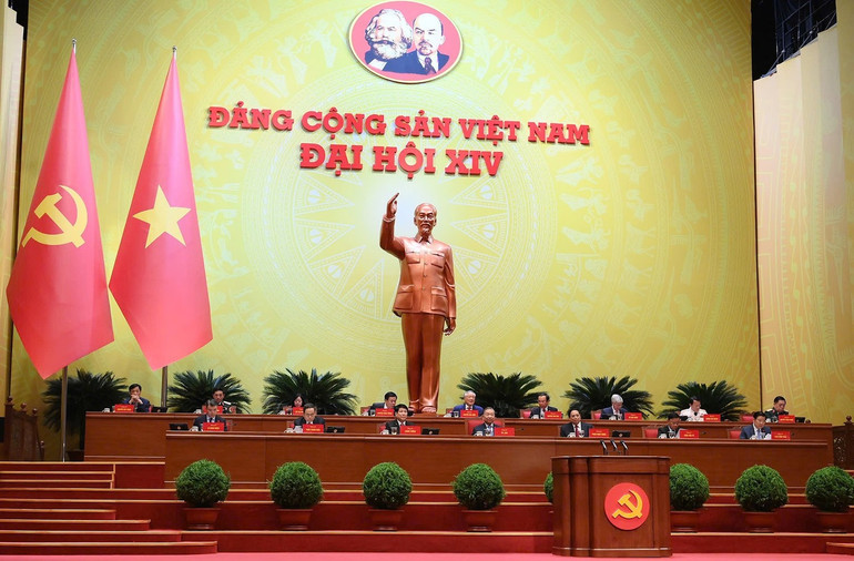 Toàn cảnh phiên họp ngày 21/1/2026 Đại hội đại biểu toàn quốc lần thứ XIV của Đảng. (Ảnh: THỦY NGUYÊN) Toàn cảnh phiên họp ngày 21/1/2026 Đại hội đại biểu toàn quốc lần thứ XIV của Đảng. (Ảnh: THỦY NGUYÊN)
