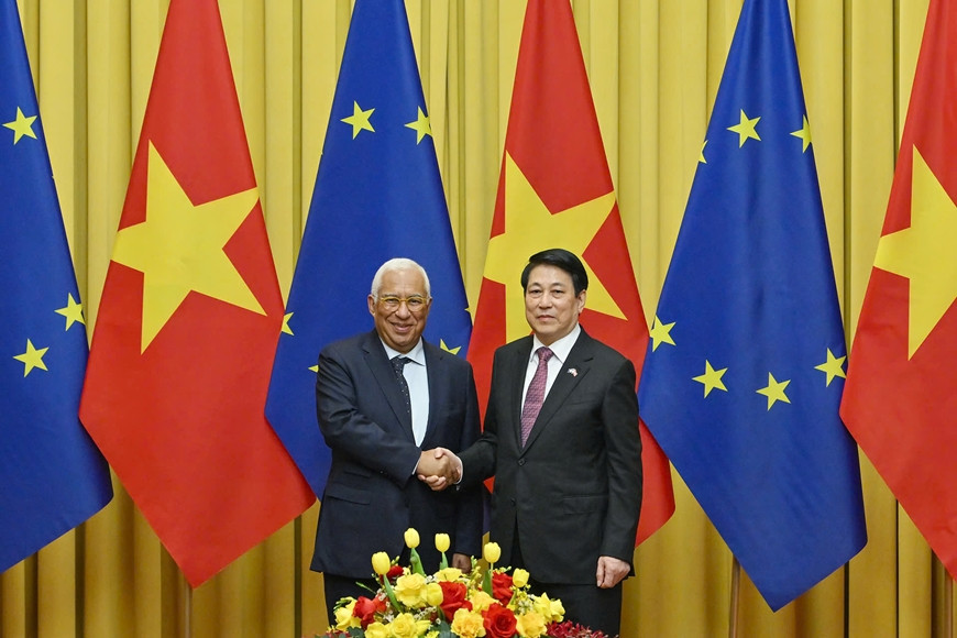 Việt Nam - EU nâng cấp quan hệ lên Đối tác Chiến lược toàn diện- Ảnh 1. Việt Nam - EU nâng cấp quan hệ lên Đối tác Chiến lược toàn diện- Ảnh 1.