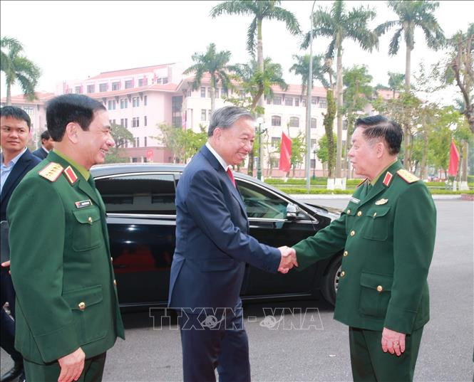Tổng Bí thư Tô Lâm gặp mặt đại biểu tướng lĩnh quân đội nghỉ hưu, nghỉ công tác- Ảnh 2. Tổng Bí thư Tô Lâm gặp mặt đại biểu tướng lĩnh quân đội nghỉ hưu, nghỉ công tác- Ảnh 2.
