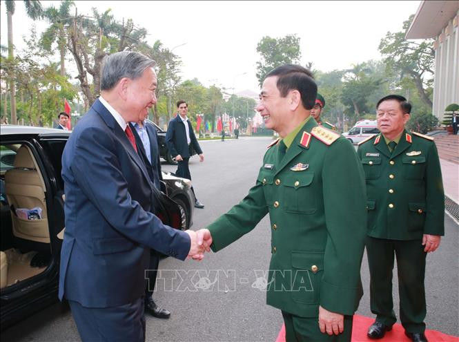 Tổng Bí thư Tô Lâm gặp mặt đại biểu tướng lĩnh quân đội nghỉ hưu, nghỉ công tác- Ảnh 1. Tổng Bí thư Tô Lâm gặp mặt đại biểu tướng lĩnh quân đội nghỉ hưu, nghỉ công tác- Ảnh 1.