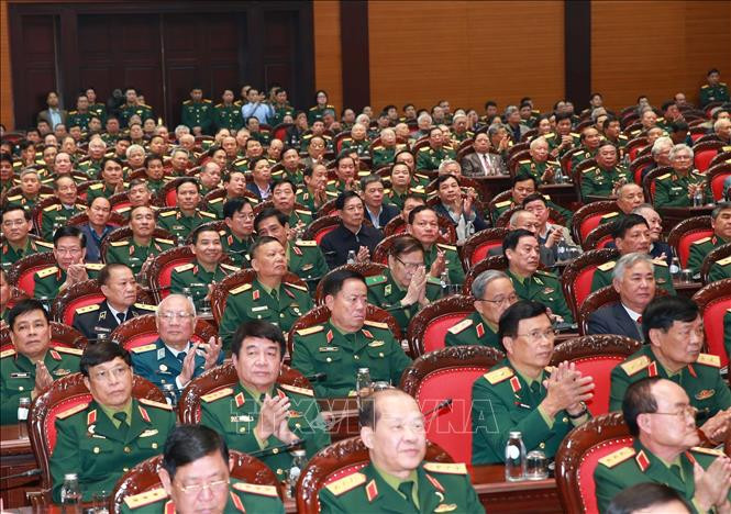 Tổng Bí thư Tô Lâm gặp mặt đại biểu tướng lĩnh quân đội nghỉ hưu, nghỉ công tác- Ảnh 4. Tổng Bí thư Tô Lâm gặp mặt đại biểu tướng lĩnh quân đội nghỉ hưu, nghỉ công tác- Ảnh 4.