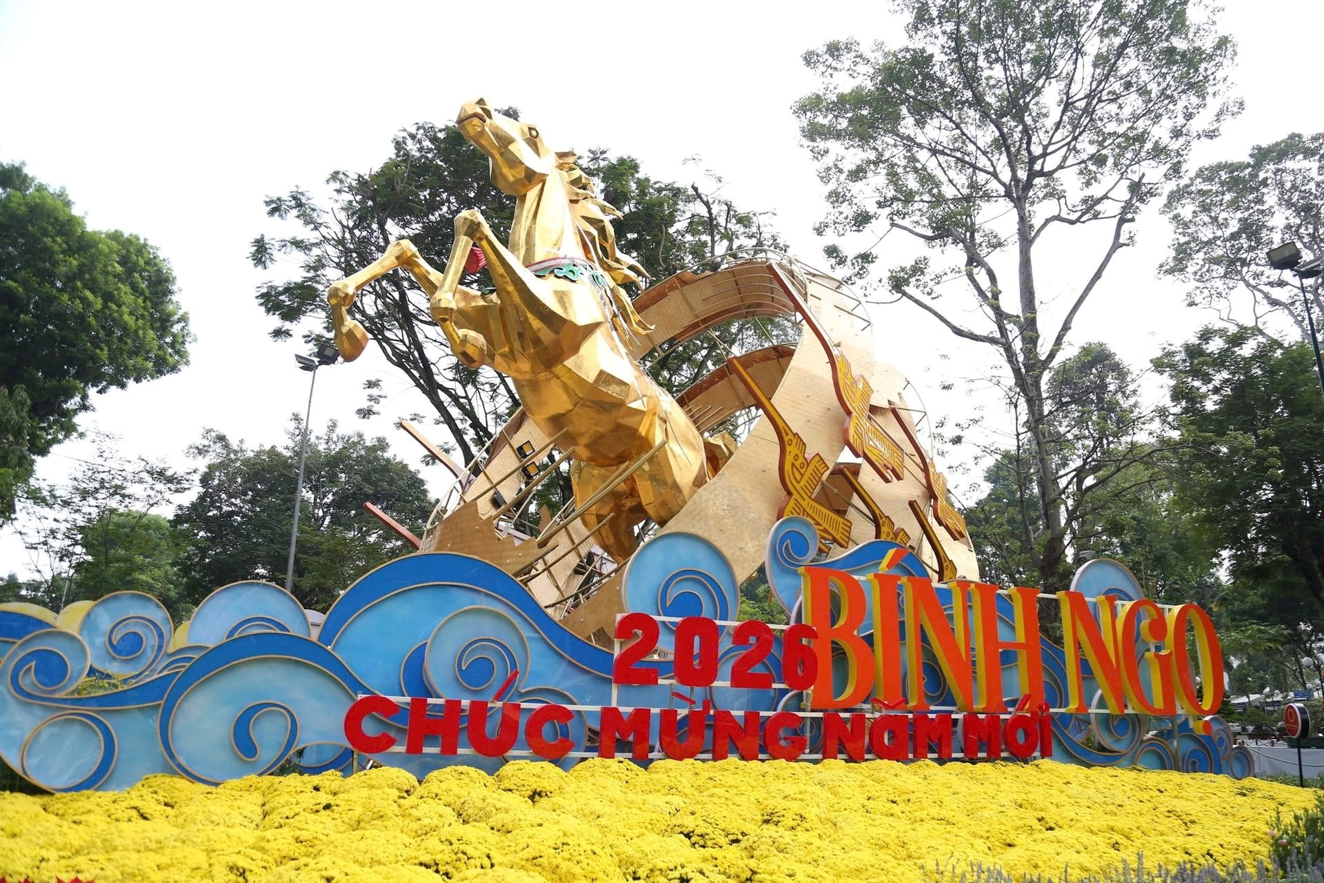 Không gian xanh phủ kín TP.HCM dịp Tết