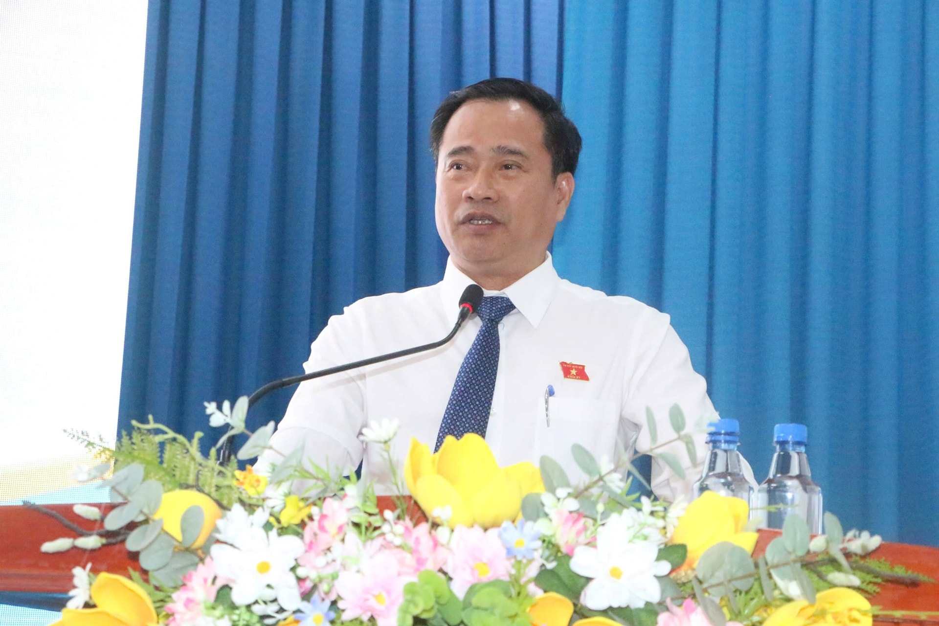 Chánh án TAND TP.HCM Lê Thanh Phong tiếp xúc cử tri tại phường Tân Hòa