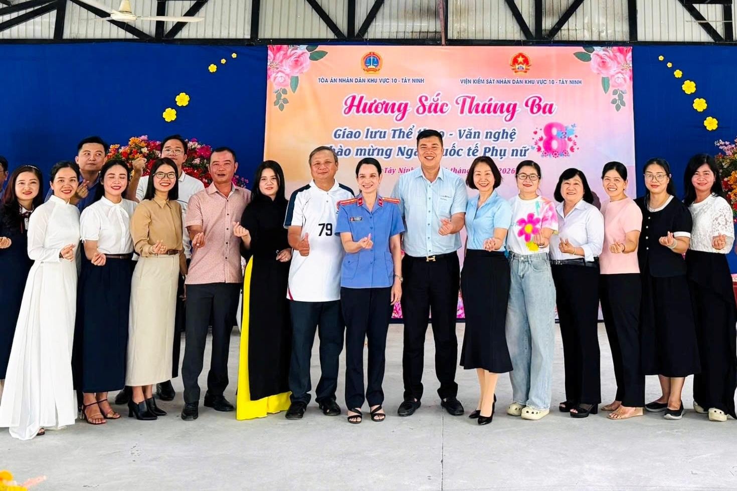 TAND khu vực 10 - Tây Ninh tổ chức nhiều hoạt động ý nghĩa chào mừng ngày Quốc tế Phụ nữ