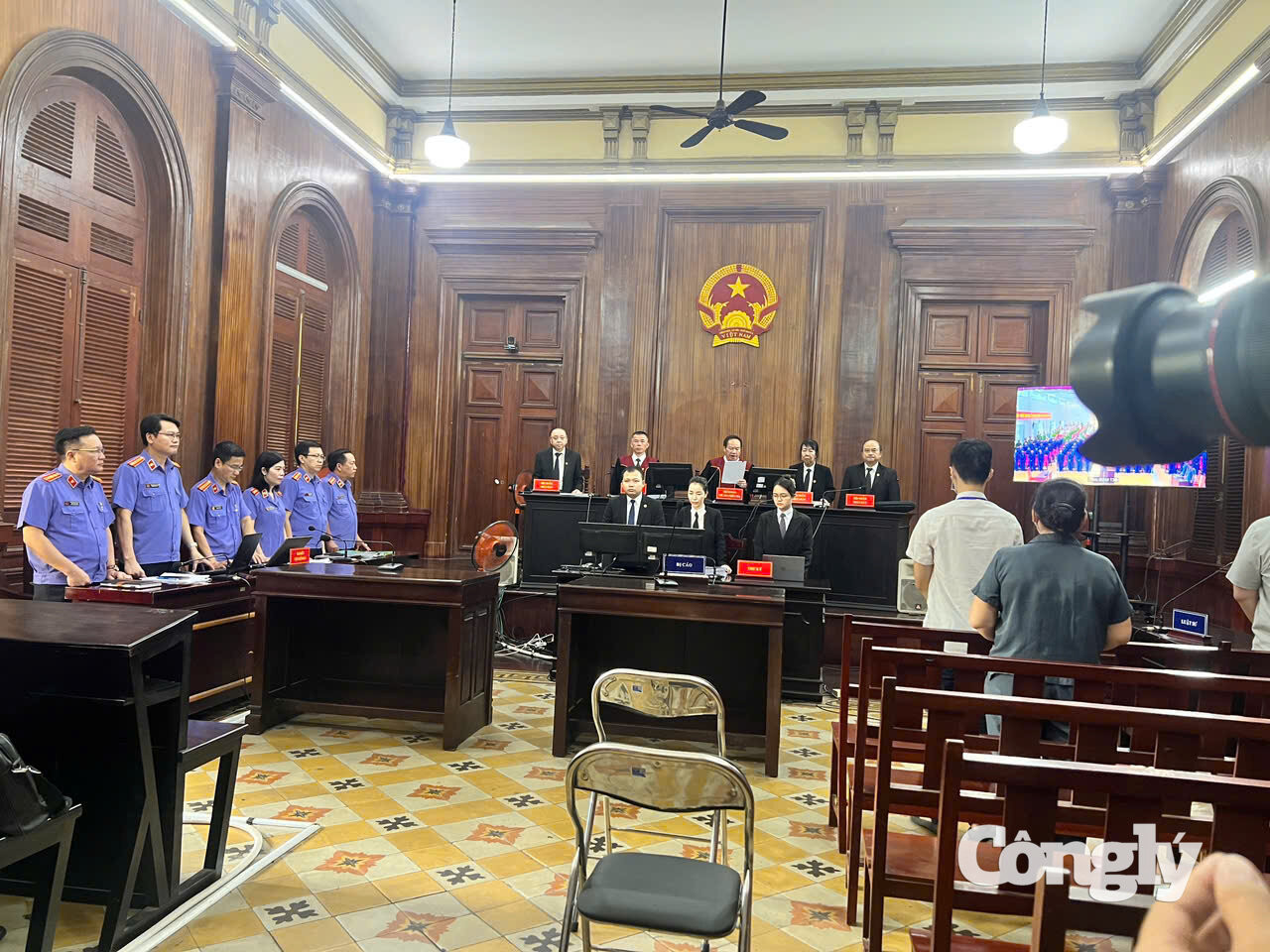 HĐXX tại điểm cầu trung tâm TAND TPHCM.