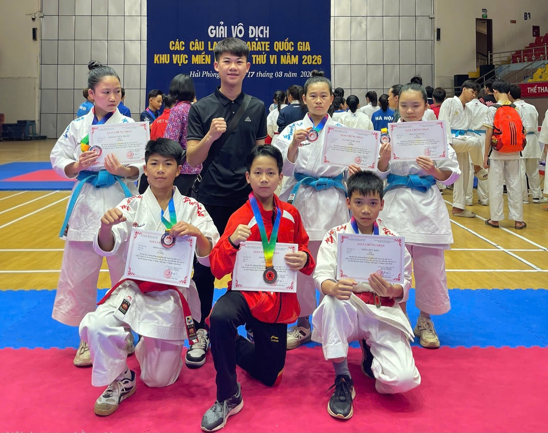 Thể thao Cao Bằng tạo dấu ấn tại giải Karate quốc gia khu vực miền Bắc