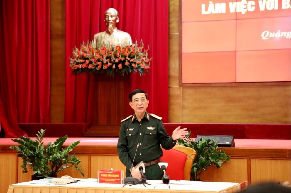 Đại tướng Phan Văn Giang: Quảng Ninh cần gắn tăng trưởng với thế trận quốc phòng toàn dân