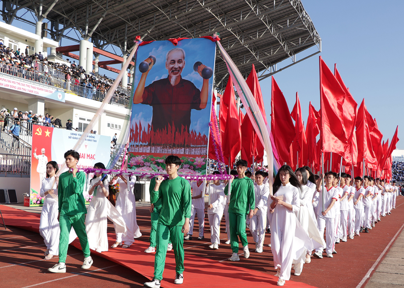 Hơn 9.000 vận động viên dự Đại hội Thể dục thể thao ngành giáo dục Lâm Đồng