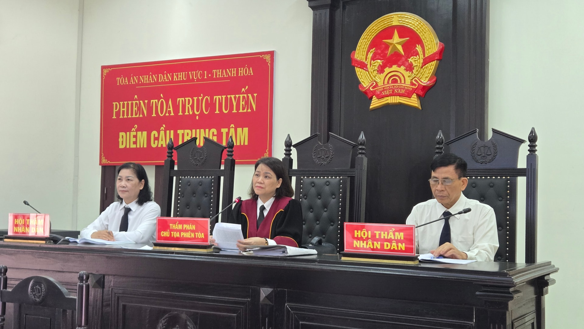 TAND khu vực 1 Thanh Hóa đẩy mạnh số hóa xét xử, hướng tới mô hình Tòa án điện tử