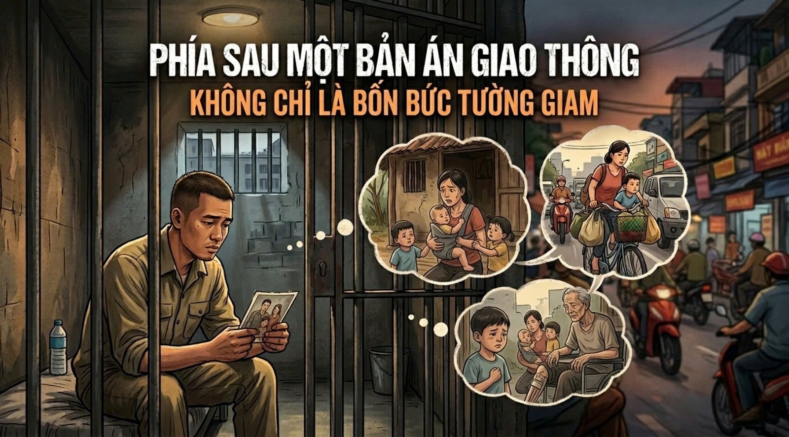 Phía sau một bản án giao thông: Không chỉ là bốn bức tường giam