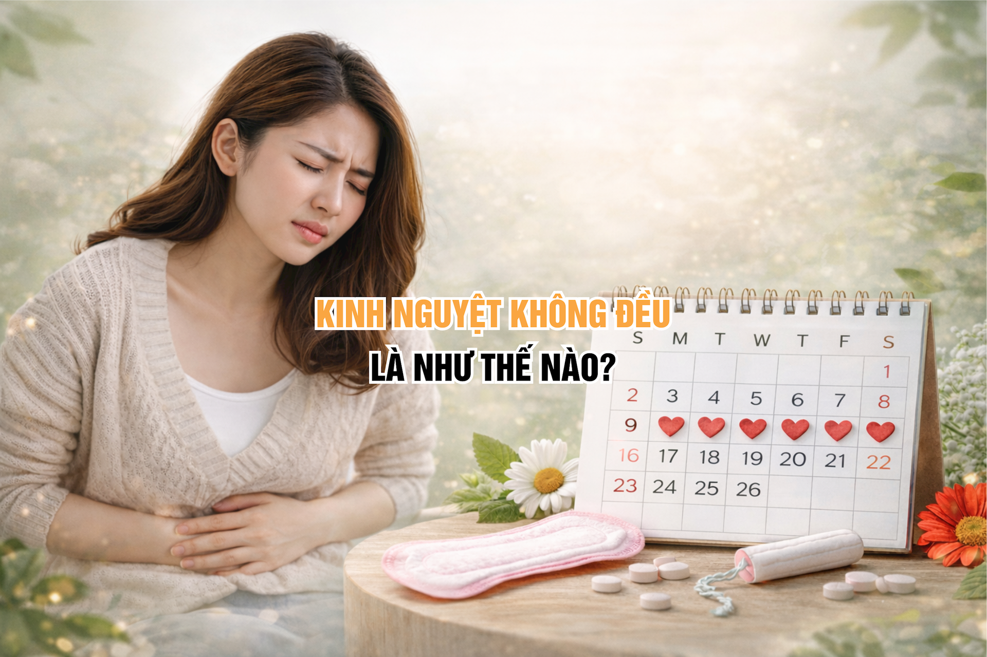 Phụ nữ không được xem nhẹ chu kỳ hàng tháng