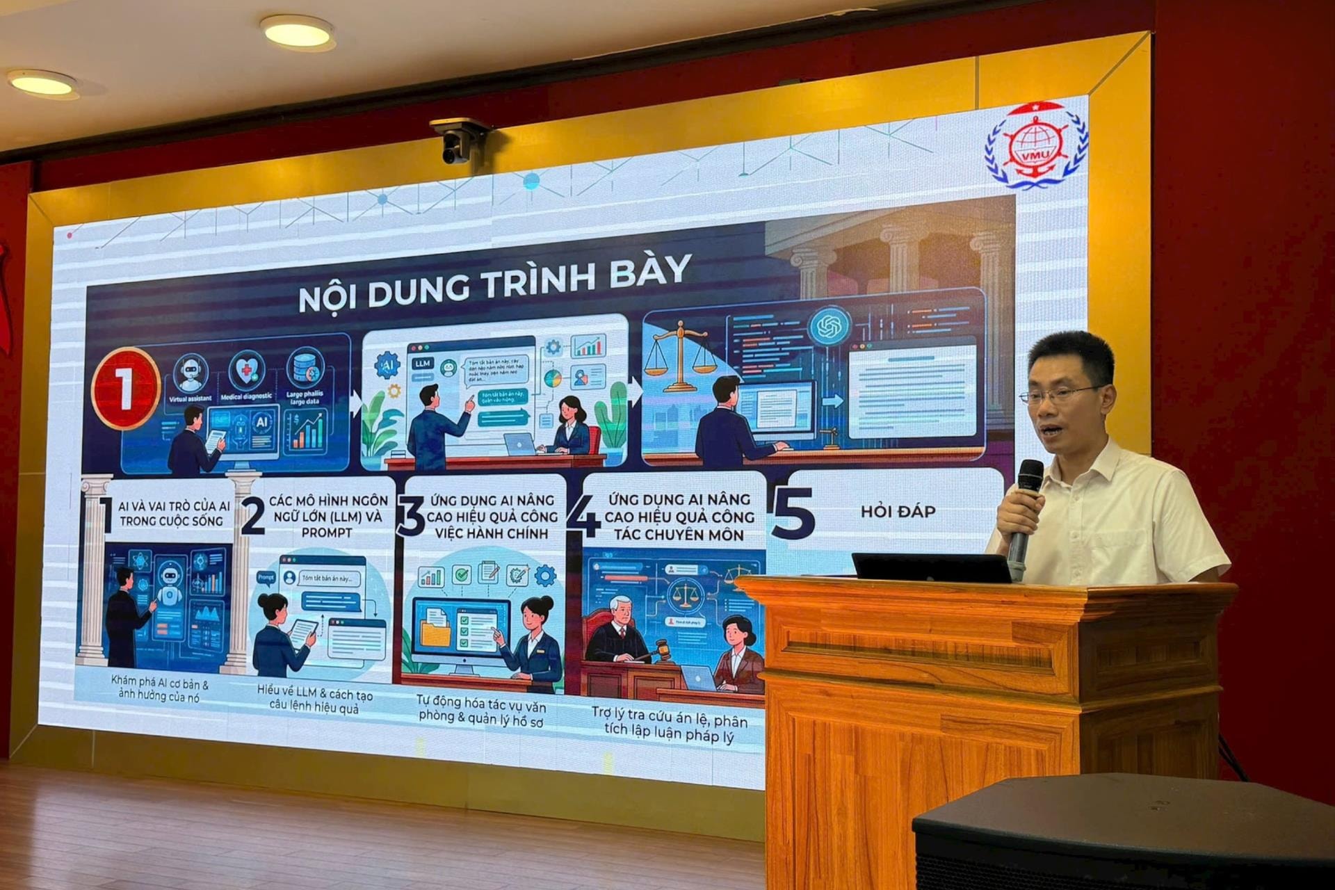 TAND hai cấp TP. Hải Phòng tập huấn ứng dụng công nghệ thông tin và AI