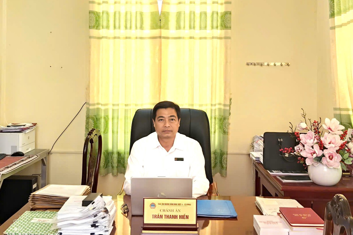 Ông Trần Thanh Hiền - Chánh án TAND khu vực 4 - Cà Mau