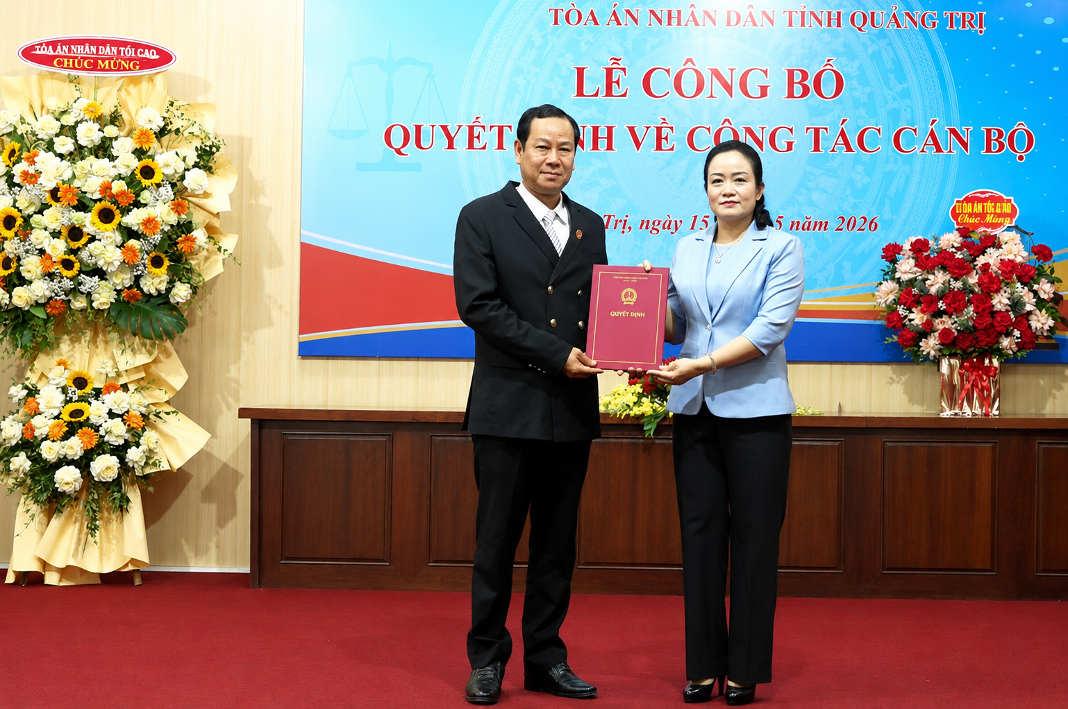 Đồng chí Vũ Văn Minh giữ chức Chánh án TAND tỉnh Quảng Trị