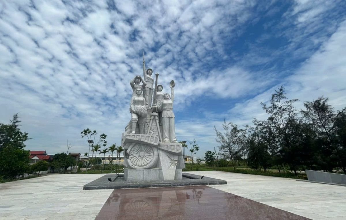 Diện mạo Trận địa Đông Ngàn và Tượng đài Trung đội dân quân gái Hoa Lộc