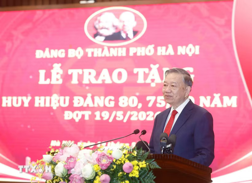 Tổng Bí thư, Chủ tịch nước Tô Lâm phát biểu. (Ảnh: Thống Nhất/TTXVN)