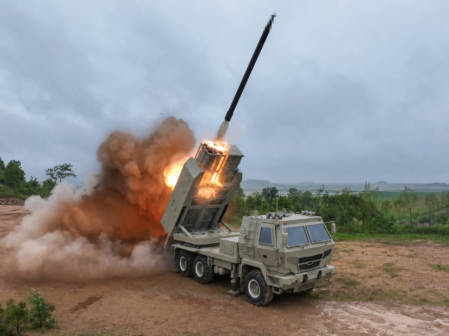 Triều Tiên thử hệ thống pháo phản lực giống HIMARS
