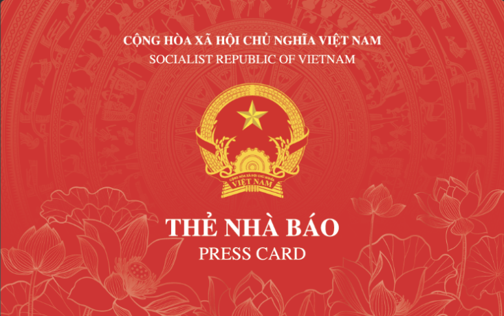 Thẻ nhà báo mới tích hợp mã QR nhận diện dữ liệu thời gian thực